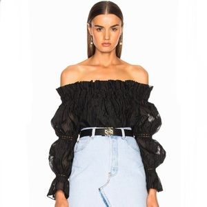 Alexis ‘Raza’ Off Shoulder Top in Black